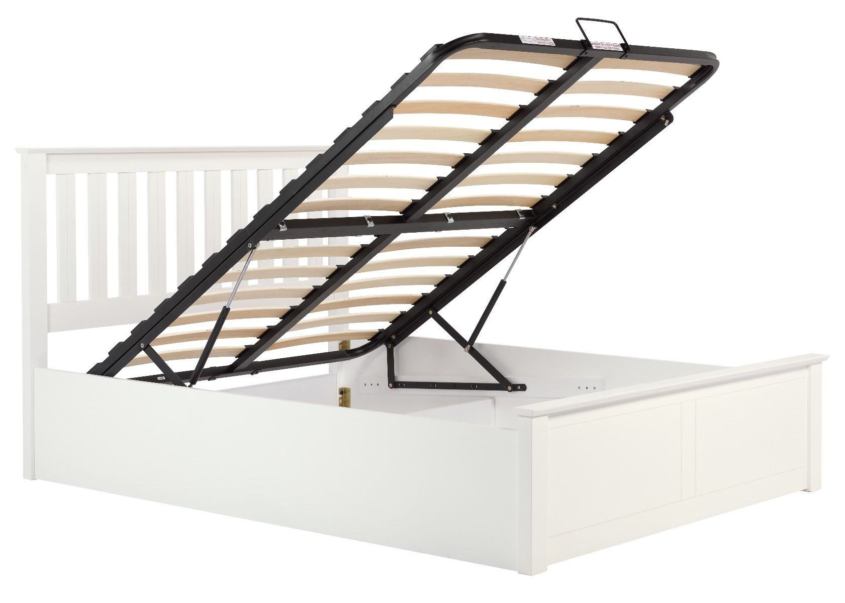 Phoenix white 2025 ottoman bed
