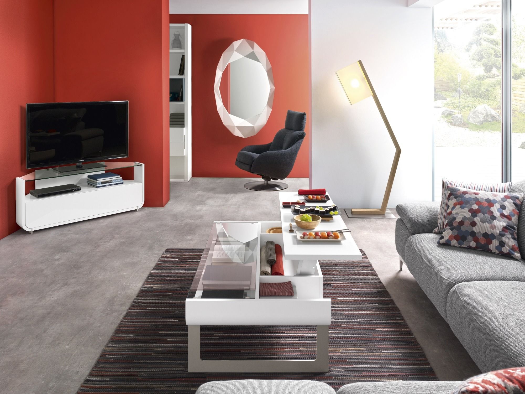 Tv dinner sales coffee table