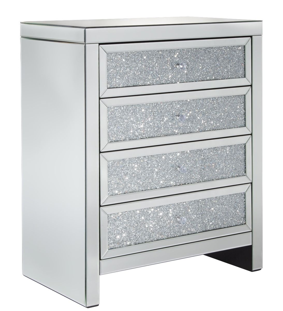 Ariana mirrored store 4 drawer chest