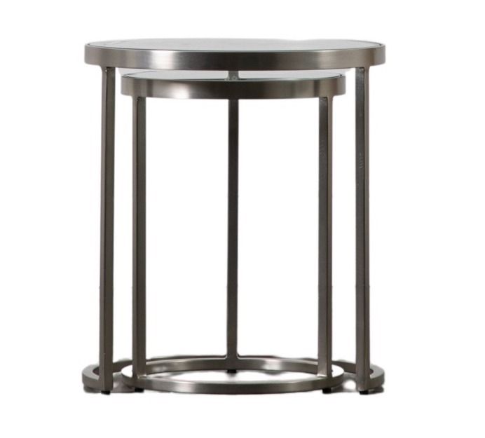 Silver nesting deals tables