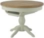 Portland Grand Round Butterfly Extending Dining Table Stone - Style Our Home