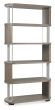 Duo Grey Oiled Oak Open Display Unit by Bentley Designs | Style Our Home