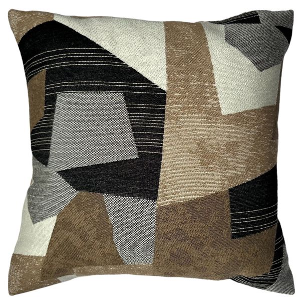 Patchwork Text In Neutrals And Black by Malini | Style Our Home