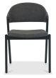 Camden Weathered Oak 6-8 Seater Table & 6 Side & 2 Arm Chairs in Dark Grey Fabric by Bentley Designs | Style Our Home