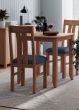 Arlyn Natual Oak Square Dining Table by Hertiance Furniture | Style Our Home