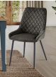 Signature Blue Dining Chair -  GUN METAL GREY (Pack of Two) by Baumhaus | Style Our Home