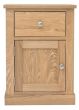 Baumhaus Mobel Oak One Door one Drawer Lamp Table - Style Our Home