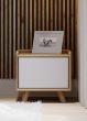 Lago Bedside 1 Door - White by BELL & STOCCHERO | Style Our Home
