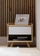Lago Bedside 1 Drawer - White by BELL & STOCCHERO | Style Our Home
