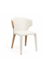 Vela Dining Chair - Set of 2 - Avery Cream & Honey by Tommy Franks | Style Our Home