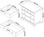Hampstead Soft Grey & Pale Oak 2+2 Drawer Chest - Style Our Home