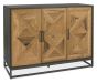 Marque Rustic Oak & Peppercorn Narrow Sideboard - Style Our Home