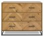 Riva Rustic Oak 3 Drawer Chest | Style Our Home