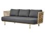 Sense 3-Seater Sofa Frame by Cane-line | Style Our Home