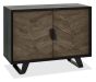 Emerson Weathered Oak & Peppercorn Narrow Sideboard by Bentley Designs | Style Our Home
