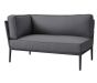 Conic Grey 2-Seater Sofa - Right Module by Cane-line | Style Our Home