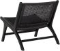 Lazy Loom Black Lounge Chair
