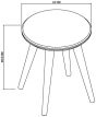 Sienna Fumed Oak Stool by Bentley Designs | Style Our Home