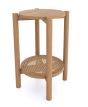 Halmstad Natural Oak Round Side Table by Hertiance Furniture | Style Our Home
