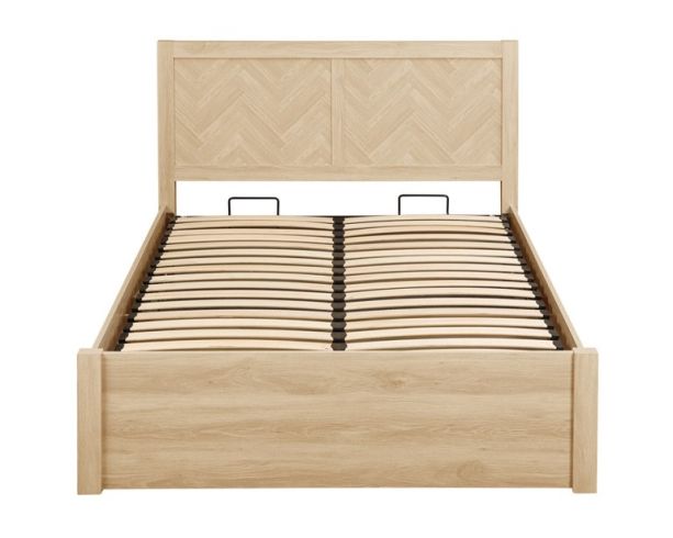 135cm Herringford Ottoman Bed Oak by Birlea | Style Our Home