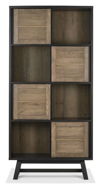 Camden Weathered Oak & Peppercorn Display Cabinet by Bentley Designs | Style Our Home