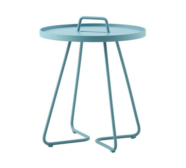 On-The-Move Small Aqua Blue Side Table by Cane-line | Style Our Home