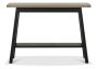 Camden Weathered Oak & Peppercorn Console Table With Shelf by Bentley Designs | Style Our Home