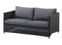 Diamond Weave Graphite 2-Seater Sofa by Cane-line| Style Our Home
