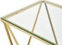 Axel Gold Twist Small End Table by Prestige | Style Our Home