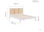 150cm Croxley Rattan Bed White by Birlea | Style Our Home