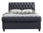 Castello Charcoal King Ottoman Bed