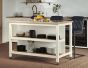 Kitchen Island (Cream) Open with Breakfast Bar by Baumhaus | Style Our Home