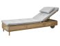 Presley Natural Sunbed - Light Grey Natté by Cane-line | Style Our home