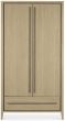 Rimini Aged & Weathered Oak Double Wardrobe - Style Our Home