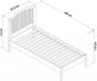 Ashby White 3' Single Bedstead