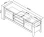 Chester Oak Entertainment Unit by Bentley Designs | Style Our Home