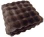 Soft Bubble Thr In Faux Rabbit Choc by Malini | Style Our Home