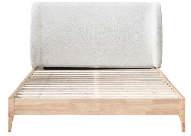 150cm Halfden Fabric Bed White by Birlea | Style Our Home
