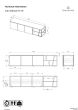 Albi Light Oak / White Metal Tv Stand 190 | Style Our Home
