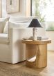 Arcadia Rounded Oak Lamp Table by Zephyr Home | Style Our Home