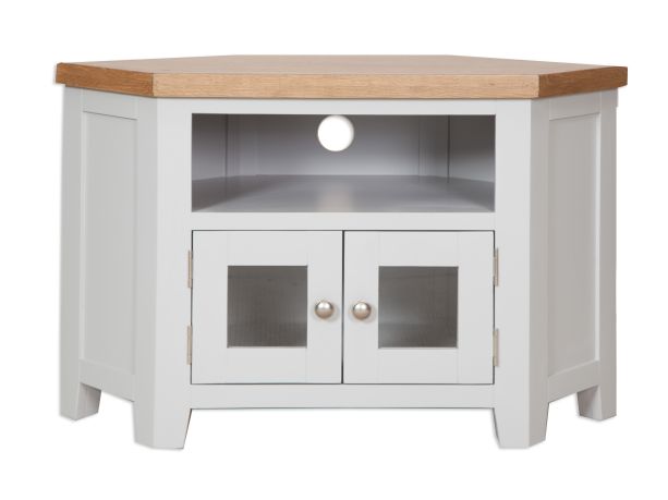 Parisian Grey Glazed TV Unit by IFD | Style Our Home