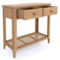 Halmstad Natural Oak Console Table by Hertiance Furniture | Style Our Home