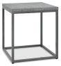 Renzo Zinc & Dark Grey Side Table | Style Our Home