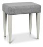 Larsen Scandi Oak & Soft Grey Stool - Grey Fabricby Bentley Designs | Style Our Home