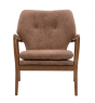 Jensen Brown Leather Armchair by Gallery Direct | Style Our Home