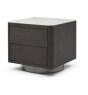 Coin Bedside Table - Smoke Oak By Tommy Franks | Style Our Home