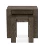 Turin Dark Oak Nest of Lamp Tables - Style our Home