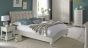 Montreux Soft Grey Vertical Stitch Kingsize Bedstead 