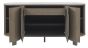 Duo Grey Oiled Oak Wide Sideboard with Monte Blanco Sintered Stone Top by Bentley Designs | Style Our Home