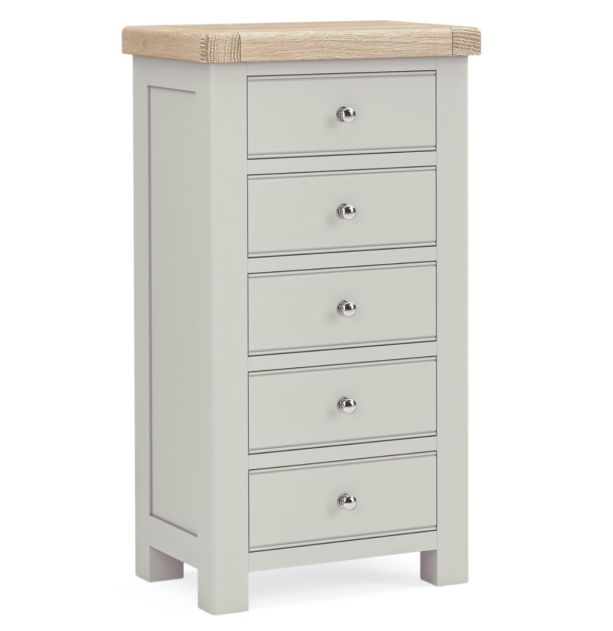 Salcombe Grey Tallboy Chest Of Drawers By Corndell / Global Home Group | Style Our Home